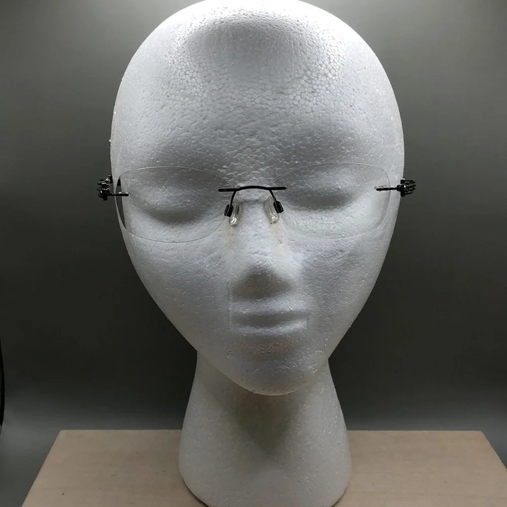 Charmant Line Art XL2075 Glasses FRAMES ONLY 51-17-135 Titan Japan Rimless